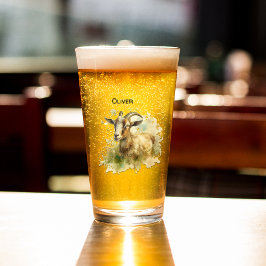 Cabra de granja acuarela, personalizado