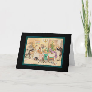 Cabra de julio en la tabla del navidad