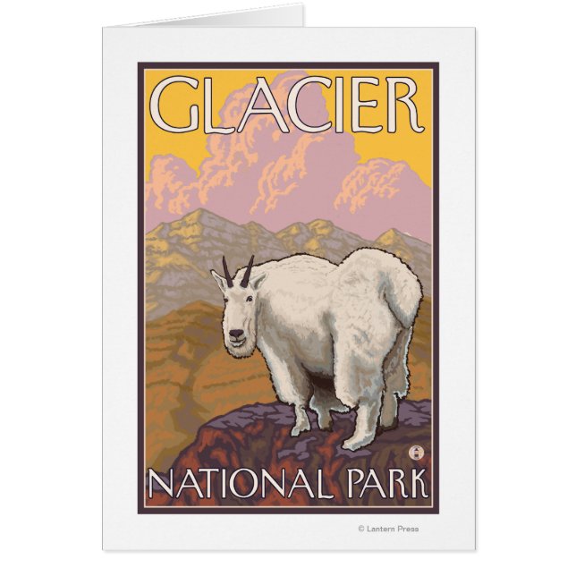 Cabra de Montaña - Parque Nacional Glacier, MT (Frente)