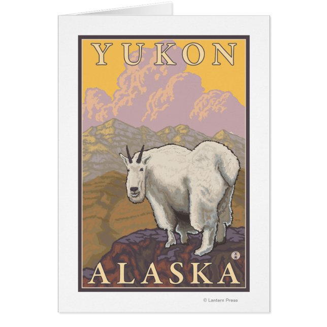 Cabra de montaña - Yukón, Alaska (Frente)
