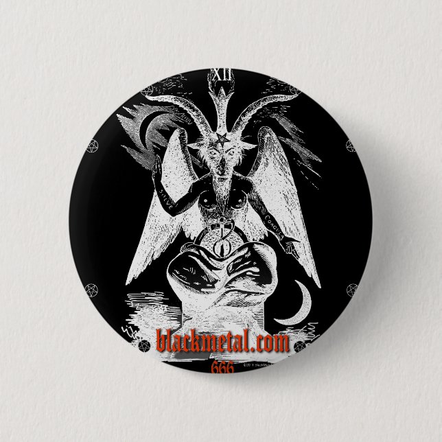 Cabra del botón redondo negro de Mendes (Anverso)