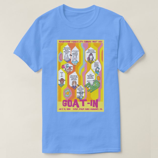 Cabra-En la camiseta del azul de Carolina (Diseño del anverso)