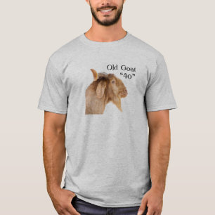 Cabra vieja "40" 40 cumpleaños camiseta de 40 años