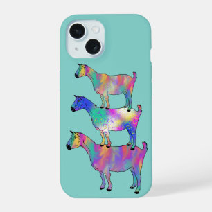 Cabras Divertidas Arte Colorido de Animales de Gra