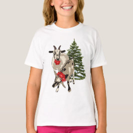 Cabras y vestido de camiseta de la camisa del árbo