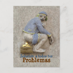 Caca de Oro ~ Tarjeta Postal / Invitación