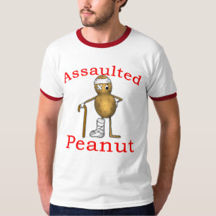 ¡Cacahuete asaltado! Del chiste la camiseta más