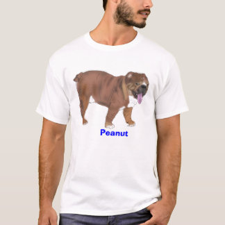 Cacahuete, camiseta inglesa del bulldog