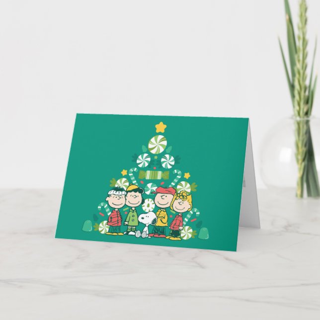 Cacahuetes | Árbol de Navidad de menta (Anverso)