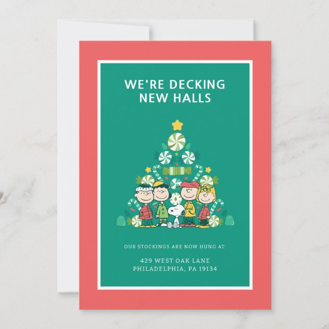 Cacahuetes | Árbol de Navidad de menta piperita (Anverso)