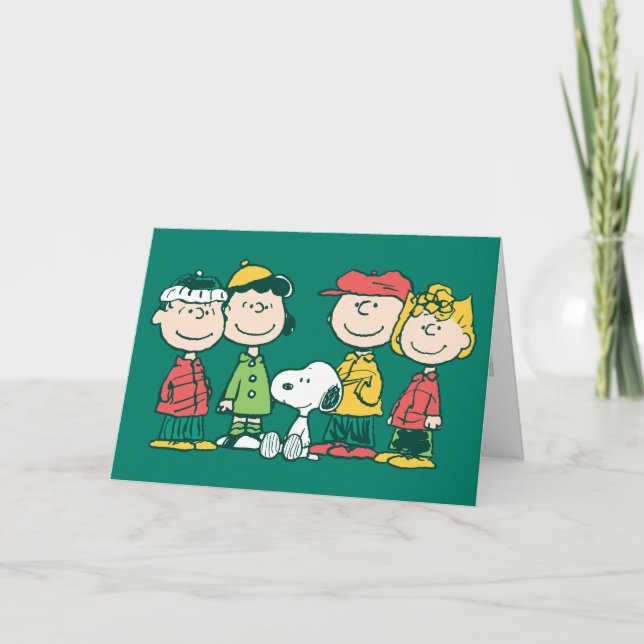 Cacahuetes | Árbol de Navidad de menta piperita (Anverso)