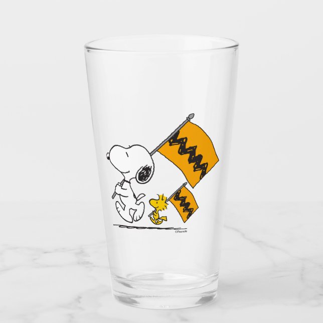 Cacahuetes | Banderas Snoopy & Woodstock (Anverso)