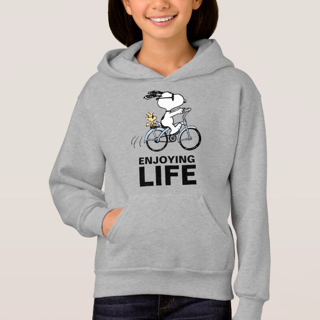 Cacahuetes | Bicicleta Snoopy & Woodstock (Anverso)