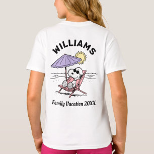 Cacahuetes   Camiseta Snoopy Beach Vacation