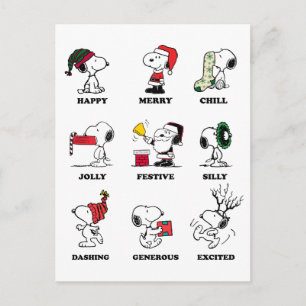 Cacahuetes   Estados de ánimo de Navidad de Snoopy