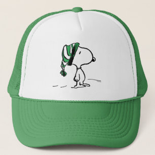 Cacahuetes   Gorra de nieve verde de Snoopy