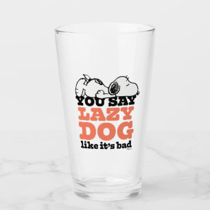 Cacahuetes   Snoopy dices Perro perezoso como malo