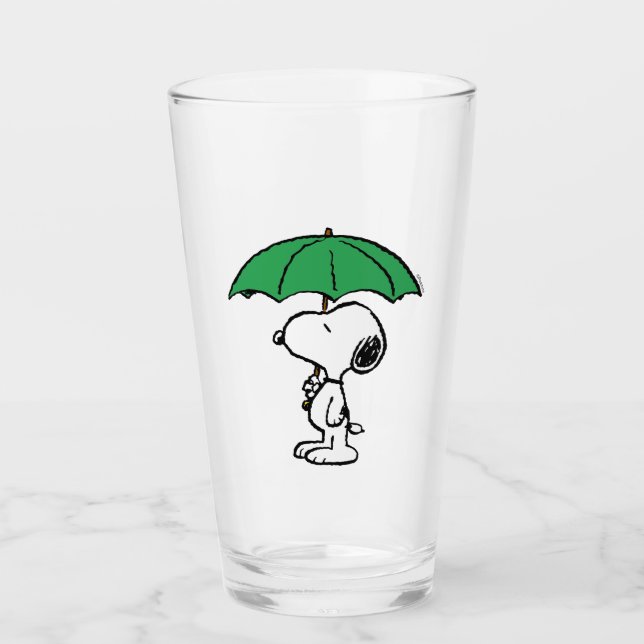 Cacahuetes | Snoopy Green Umbrella (Anverso)