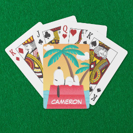 Cacahuetes | Snoopy Tropical Deco | Cartas de póqu