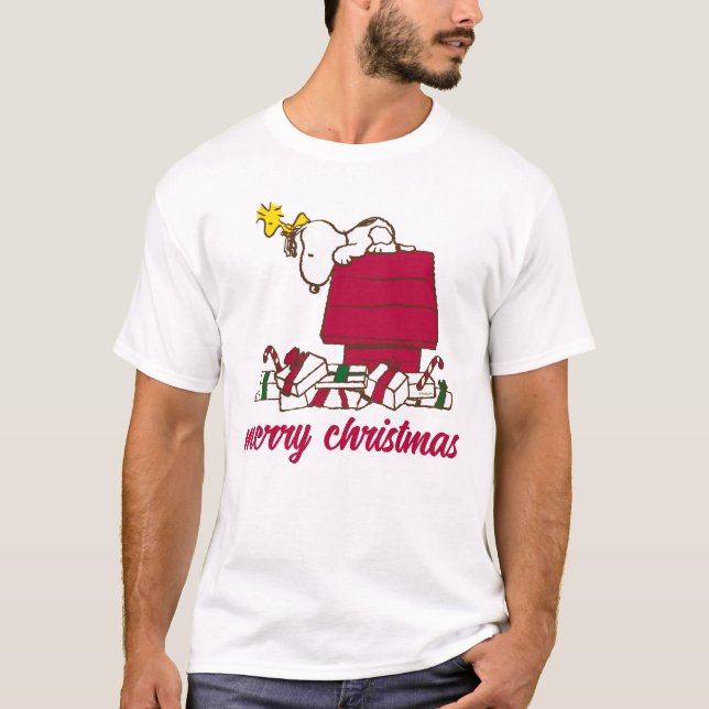 Cacahuetes | Snoopy & Woodstock Merry Ugly Sweater (Anverso)