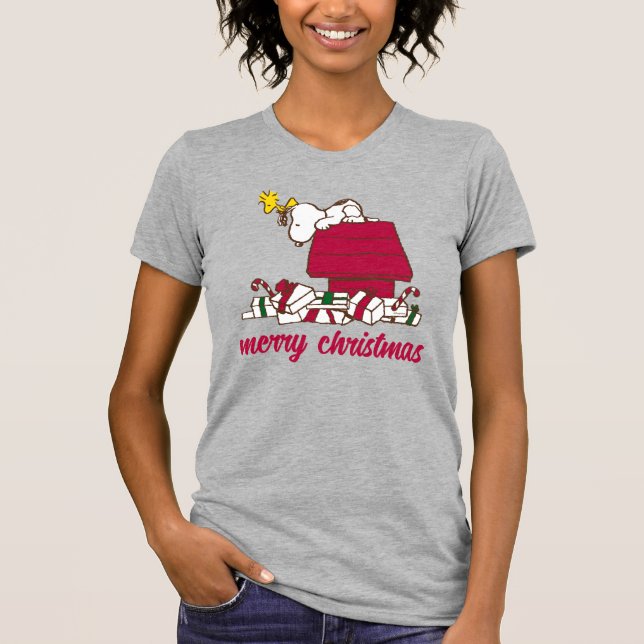 Cacahuetes | Snoopy & Woodstock Merry Ugly Sweater (Anverso)