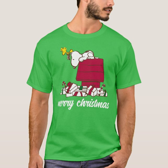 Cacahuetes | Snoopy & Woodstock Merry Ugly Sweater (Anverso)