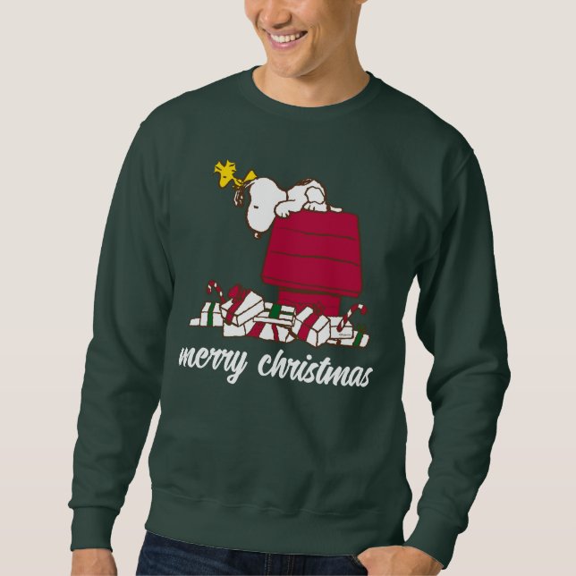 Cacahuetes | Snoopy & Woodstock Merry Ugly Sweater (Anverso)