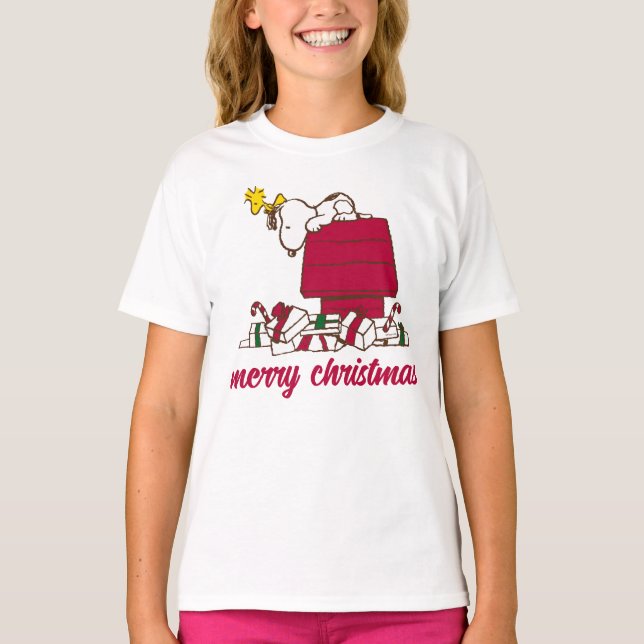 Cacahuetes | Snoopy & Woodstock Merry Ugly Sweater (Anverso)