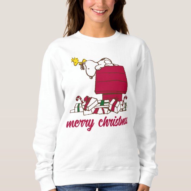 Cacahuetes | Snoopy & Woodstock Merry Ugly Sweater (Anverso)