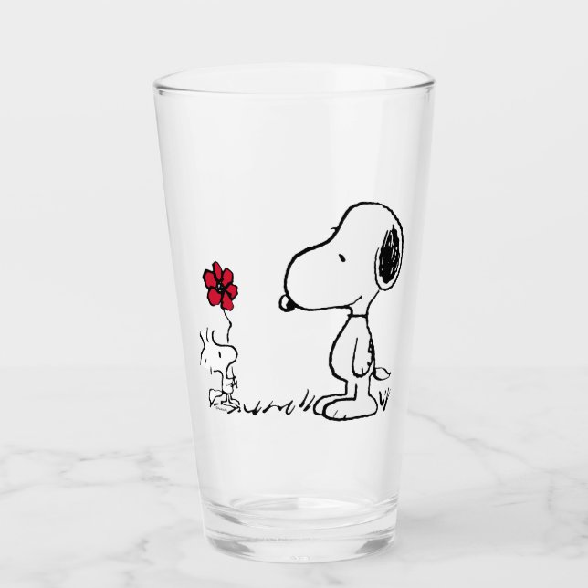 Cacahuetes | Snoopy & Woodstock Rojo y Negro (Anverso)