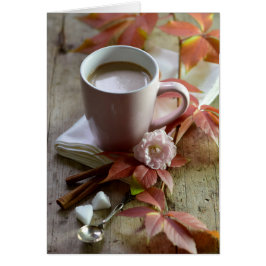 Cacao fresco rústico estacional y hojas de vida