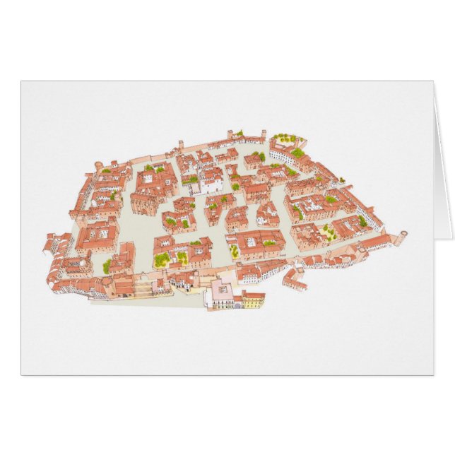 Caceres España. Ciudad medieval (Anverso (Horizontal))