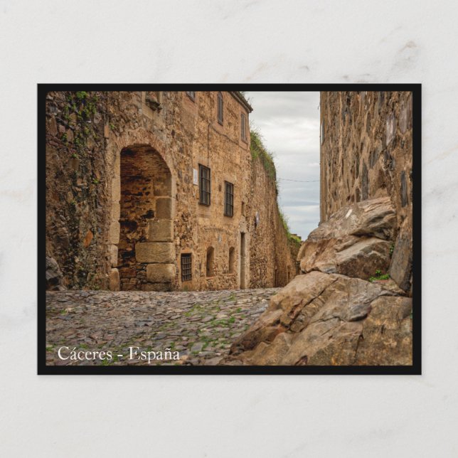 Cáceres, hermosa postal de Ciudad Española (Anverso)