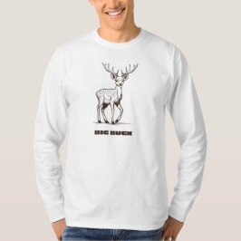 Cacería de ciervos de caza masiva camiseta
