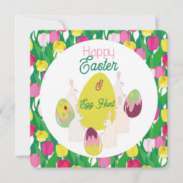 Cacería de huevos. Invitación