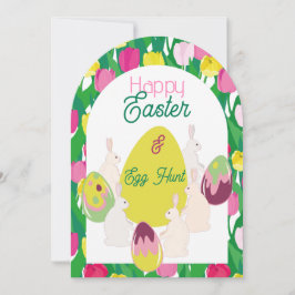 Cacería de huevos. Invitación