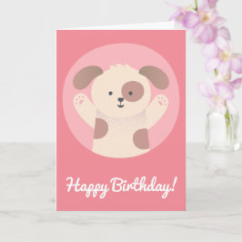 Cachorro Adorable - Tarjeta de Cumpleaños Personal