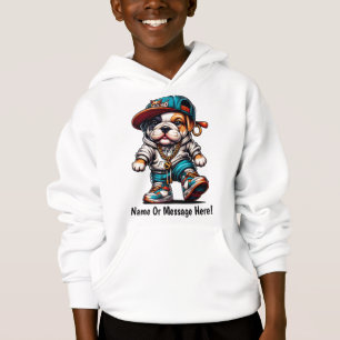 Cachorro Bulldog Colorido Diseño Personalizado Cal