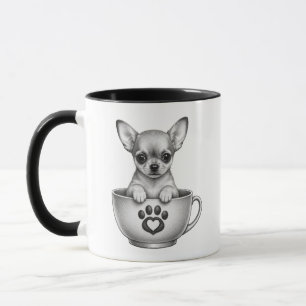 Cachorro Chihuahua Taza de Té