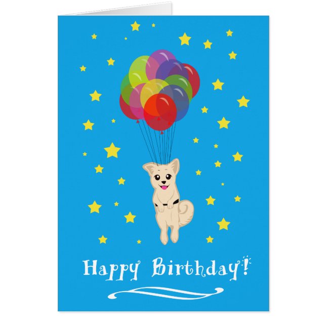 Cachorro con globos (Frente)