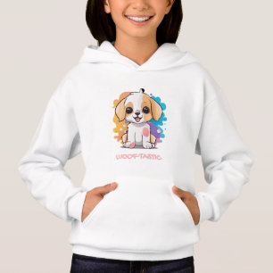 Cachorro con manchas coloridas