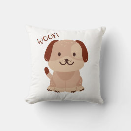Cachorro cutáneo - Cojín decorativo Woof