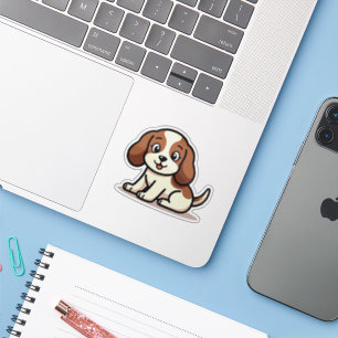 Cachorro de Cocker Spaniel Adorable Pegatina – Ojo