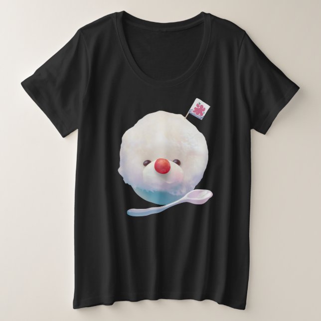 Cachorro de Hielo Raspado: Sonriente Postre de Ver (Anverso del diseño)