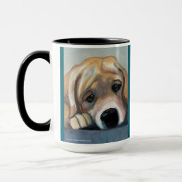 Cachorro de laboratorio en apuros | Taza de dos to
