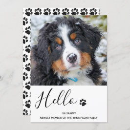 Cachorro de perro nueva Invitación Mascota