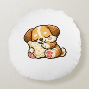 Cachorro Dormilón Adorable con Almohada
