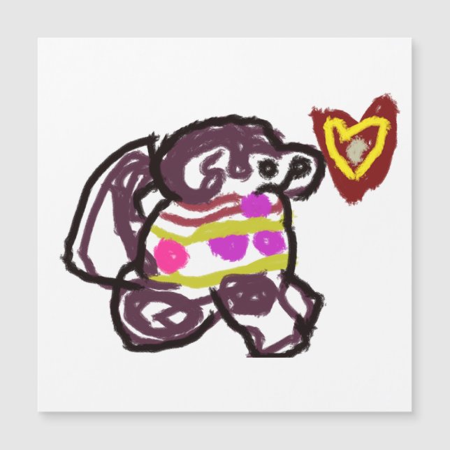 Cachorro envió tarjeta del día de San Valentín  (Anverso)