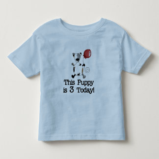 Cachorro es 3 camisetas de cumpleaños y regalos
