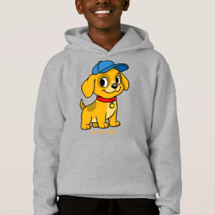 Cachorro Feliz con Gorra Azul